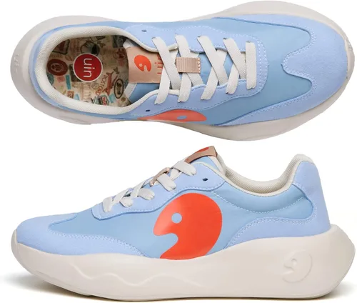 Vista 5 de UIN Tenis retro para mujer, ligeros, informales, cómodos, de diseño, pintados con arte