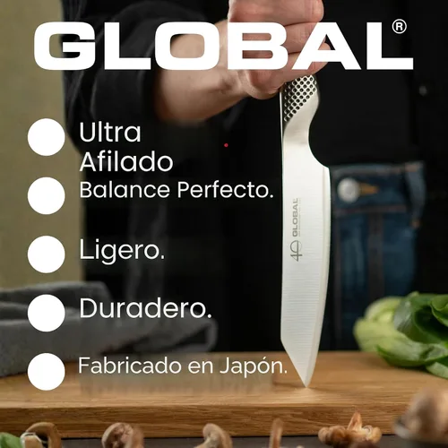 Vista 7 de Global Cuchillo de pelar de 3 1/2 pulgadas, acero inoxidable japonés ligero, borde afilado, fabricado en Japón, GS-38