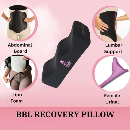 Vista 12 de Almohada BBL Después de la Cirugía, Almohada de Glúteos Cojín para el Trasero con Tablero Abdominal Postoperatorio, Espumas de Lipo Después