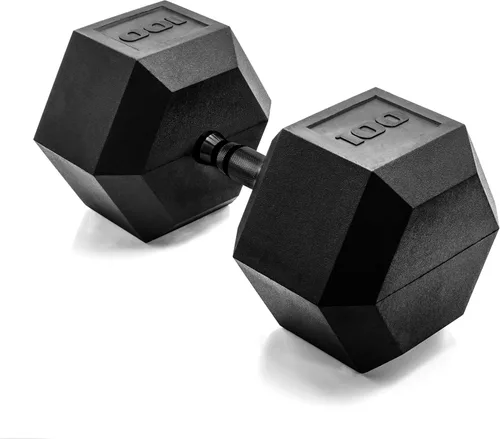 Vista 75 de CAP Barbell Peso de la mancuerna hexagonal recubierta, individual, 10-120 libras, múltiples opciones