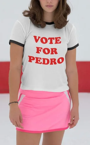 Vista 3 de South Horizon Vote for Pedro - Ringer T-Shirt