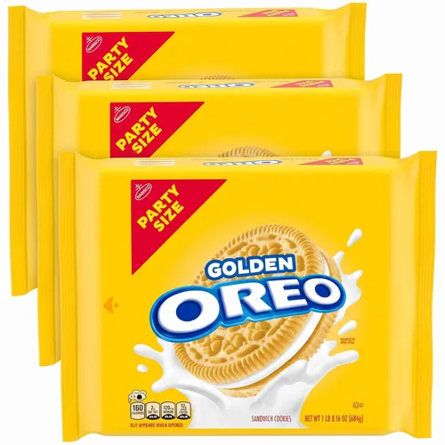 Vista 20 de OREO Galletas Golden Sandwich, tamaño de fiesta, 1 libra, 8.16 onzas