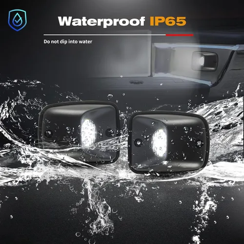 Vista 5 de Gempro Lámpara LED de repuesto para placa de matrícula compatible con Tocama Pickup Truck 1995-2004, luz trasera de 6500 K, color blanco