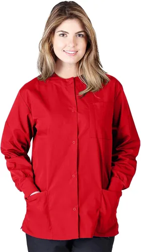 Vista 11 de Natural Uniforms - Chaqueta de Scrub para Calentamiento Negro