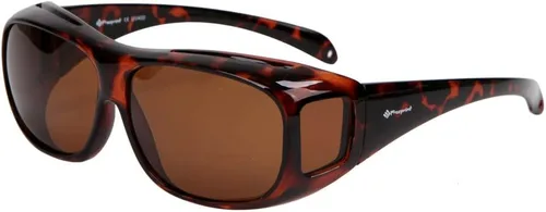 Vista 8 de Escudo solar polarizado que se ajusta sobre gafas de sol de conducción para hombres y mujeres