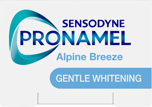 Vista 15 de Sensodyne Pronamel - Pasta dental blanqueadora suave, Alpine Breeze - 0.8 oz - Tamaño para viajes Para dientes sensibles y protección de caries