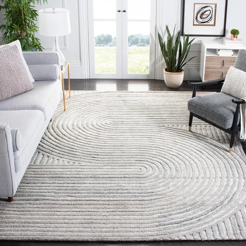 Vista 9 de SAFAVIEH South Hampton Collection - Alfombra decorativa, 2 x 3 pies, color beige, lana abstracta hecha a mano, ideal para zonas de alto tráfico