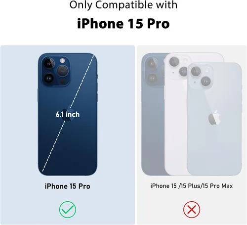 Vista 2 de Nillkin CamShield - Funda para iPhone 15 Pro con soporte para cámara, funda de silicona líquida compatible con MagSafe, funda magnética sedosa