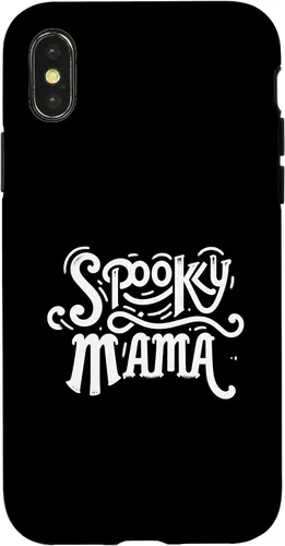 Vista 5 de Spooky Mama Halloween Mom Season Bat Mommy Parent Case for iPhone 16