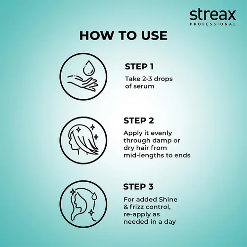 Vista 5 de Streax Professional Vitariche Gloss Hair Serum - 3.9 fl oz / 3.89 fl oz