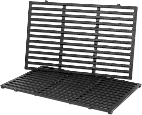 Vista 8 de Utheer 7639 304 Rejillas de acero inoxidable para Weber Spirit I y II 300 Series, Spirit 700, rejillas de cocción de 17.5 pulgadas para Genesis