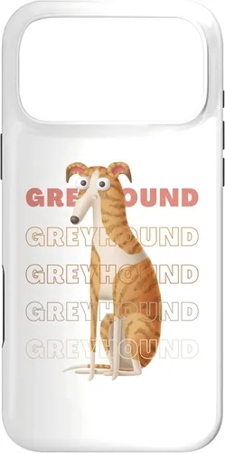 Vista 22 de Greyhound Big Eyes Funny Cartoon Sighthound Lover Design Case for iPhone 17