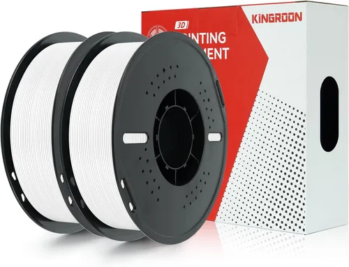 Vista 24 de Kingroon Filamento de impresora 3D PLA Plus (PLA+), 10 rollos, precisión dimensional +/- 0.001 in, carrete de 22 libras (22 libras), 0.069 in, negro