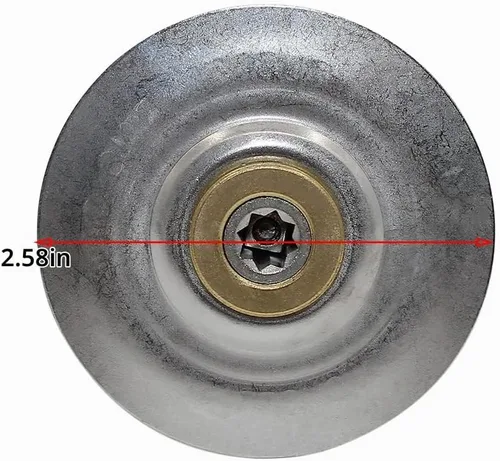 Vista 3 de Anbige Piezas de repuesto 6 Point Fusion Blade Cutter Asamblea 4980, compatible con Oster Osterizer Blender