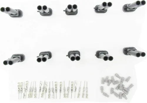Vista 3 de 10 Sets 2 Pin Delphi Male Mazda EFI Plug Auto Motor de coche Conector Plug 15411633