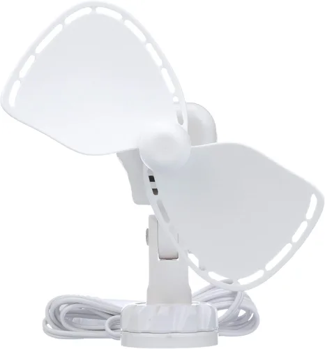 Vista 3 de SEEKR Ventilador Ultimate™ de Caframo. Ventilador de 24 V sin parrilla, silencioso y silencioso con aspas FingerSafe™ que absorben los golpes