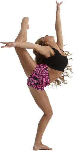 Vista 3 de Pantalones cortos deportivos Love Dance Colección Alexandria Niños