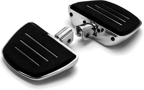 Vista 4 de Estriberas cromadas para Honda, Suzuki, Triumph, Can-Am Spyder RS - Compatible con CBR 1000RR, Gold Wing, Boulevard M50, Hayabusa