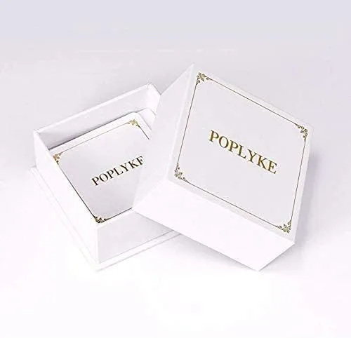 Vista 7 de POPLYKE Aretes celtas de 7 chakras de plata de ley 925 con nudo celta, aretes de aro para mujer, regalos de joyería