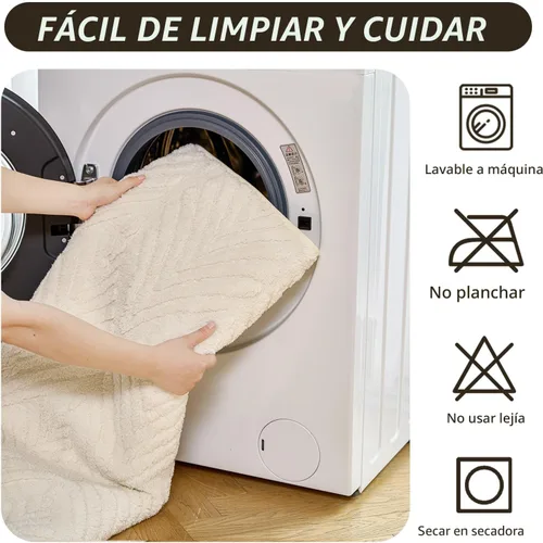 Vista 7 de Funda de sofá de felpa lavable, divertida funda de sofá
