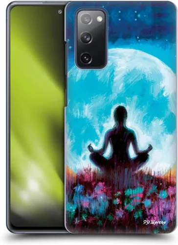 Vista 9 de Head Case Designs Officially Licensed P.D. Moreno Dancer's Pose Yoga Silhouettes Hard Back Case Compatible with Samsung Galaxy S20 FE / 5G