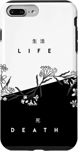Vista 12 de Life Death Flowers - Funda de regalo japonesa minimalista con luz oscura para iPhone 17
