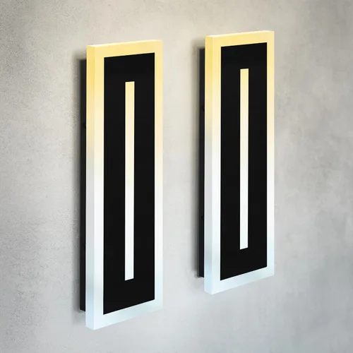 Vista 38 de ASD Lámpara LED de montaje en pared de 18 pulgadas de largo, aplique lineal para exteriores e interiores 3CCT, regulable, impermeable