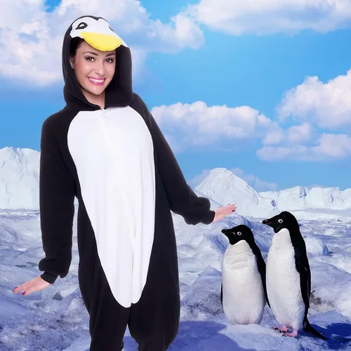 Vista 2 de Adult Onesie Halloween Costume - Animal and Sea Creature - Plush One Piece Cosplay Suit for Adults, Women and Men FUNZIEZ!