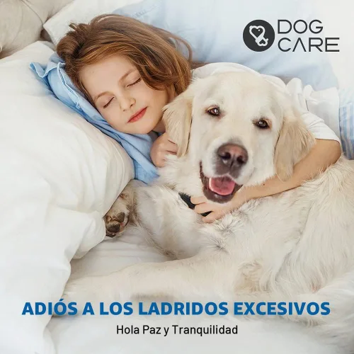 Vista 4 de DOG CARE Collar recargable para ladridos de perro con control inteligente de ladridos, vibración, sonido eficaz, modos de entrenamiento de choque