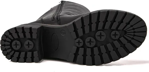 Vista 7 de GLOBALWIN Botas de moda con cordones en la espalda para mujer, altura hasta la rodilla, para otoño e invierno 22yy08 Negro