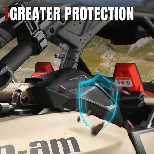 Vista 3 de Cubierta de plástico con moldura de jaula trasera X3, protector de placa de protección de pilar A & UTV PRO C para Can Am Maverick X3 / X3 Max