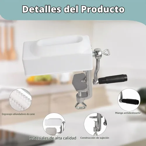 Vista 3 de Cuber manual del ablandador de la carne, filete resistente del Cuber