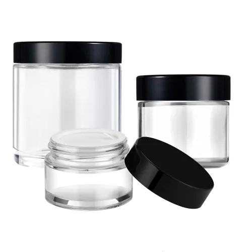 Vista 8 de Tarro de vidrio ámbar con tapas, Tecohouse tarros de vidrio de 4 oz, 2 oz y 1 oz con tapas y calcomanías, recipientes de viaje reutilizables