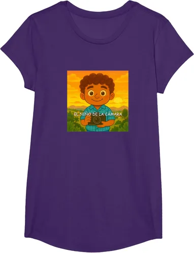 Vista 65 de Camiseta El Niño de la Cámara – Diseño Oficial del Cuento Ilustrado