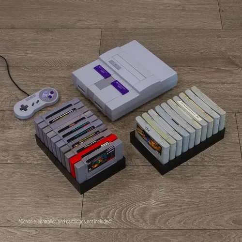 Vista 4 de Hyperkin 10-Cartridge Storage Stand for SNES (2 Pack)