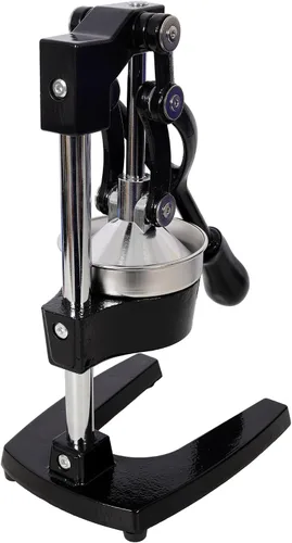 Vista 4 de Exprimidor manual de hierro fundido, exprimidor de encimera resistente para uso comercial, exprimidor de acero inoxidable para frutas frescas