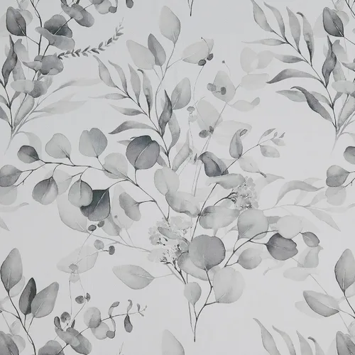 Vista 8 de Cortinas florales 100% opacas, cortinas con ojales de 84 pulgadas de largo, 2 paneles para dormitorio y sala de estar, cortinas estampadas de hojas