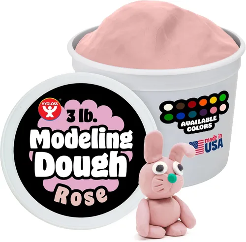Vista 24 de Hygloss Masa de Modelado para Niños – Masa Sensorial Segura y No Tóxica para Artes y Manualidades – Tubo de 1.4 kg – Arcilla de Juego