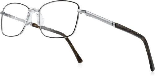 Vista 8 de RB. Pilot - Lentes de lectura para mujer, bloqueo de luz azul, lentes de computadora con bisagra de resorte, marco de metal, patas de acetato Puente