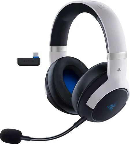 Vista 9 de Wireless Xbox Gaming Headset: Razer Kaira Pro with Titanium Drivers & Supercardioid Mic - Black