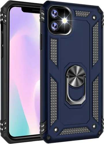 Vista 18 de Korecase Funda para iPhone 17 Pro con soporte de anillo, grado militar, resistente, a prueba de golpes, protección de cuerpo completo para Apple