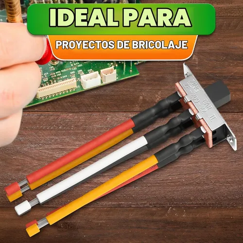 Vista 9 de Interruptor de marcha atrás del ventilador de techo, palanca de 6 pines con cables precableados de 6 cables Ceiling Fan Direction Switch