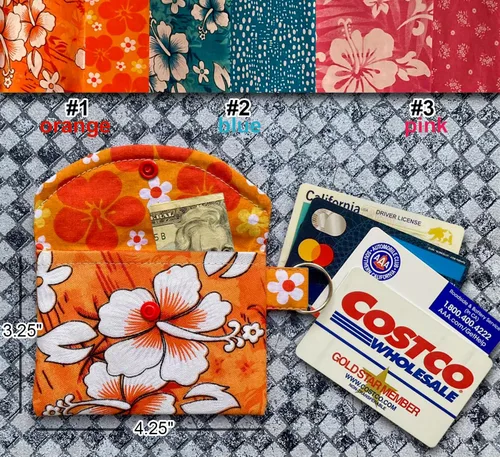 Vista 2 de Llavero cartera, estuche para tarjetas, bolsa pequeña (béisbol)