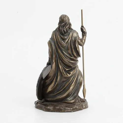 Vista 4 de Veronese Design Dios nórdico Baldr Estatua de acabado bronce Baldur Brave Bold