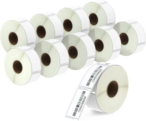 Vista 10 de BETCKEY - Etiquetas de dirección y código de barras compatibles con DYMO 30252 (1-1/8" x 3-1/2") - Compatible con DYMO Labelwriter 450, 4XL,