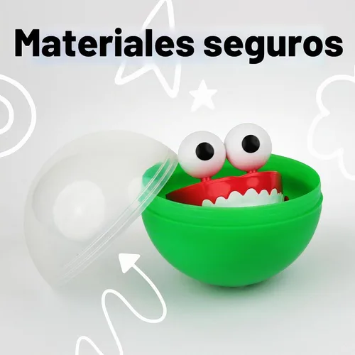Vista 5 de Máquina expendedora de cápsulas, cápsulas redondas translúcidas vacías 7 piezas de 3.9 pulgadas – Cápsulas de máquina de chicles para cesta