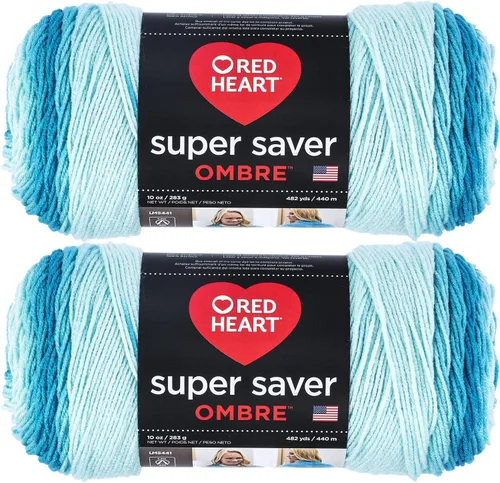 Vista 23 de Red Heart Super Saver Jumbo Ovillo de lana, Amatista