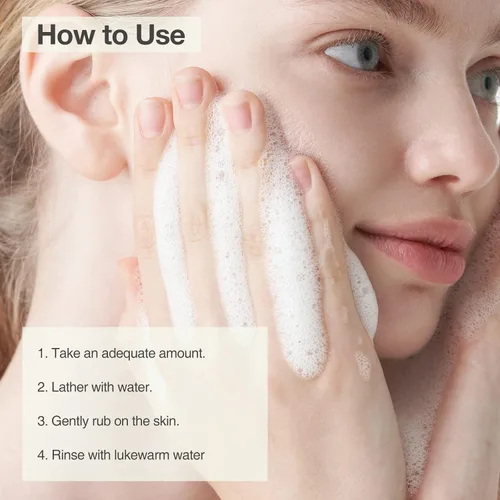Vista 4 de OxygenCeuticals Lavado espumoso purificante – pH 5.0 limpiador de gel bajo en ácido, lavado facial suave y refrescante con extractos botánicos