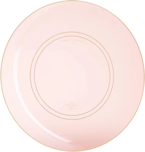 Vista 12 de LUXE PARTY NYC - Juego de 30 platos de plástico para vajilla Desechables 7.5 pulgadas Plato de ensalada Aperitivo Postre Artículos