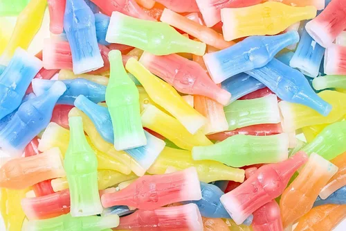 Vista 2 de Grandys Candys Nik-L-Nips - Botella de cera vintage, bebidas de caramelo rellenas con jarabes saborizados